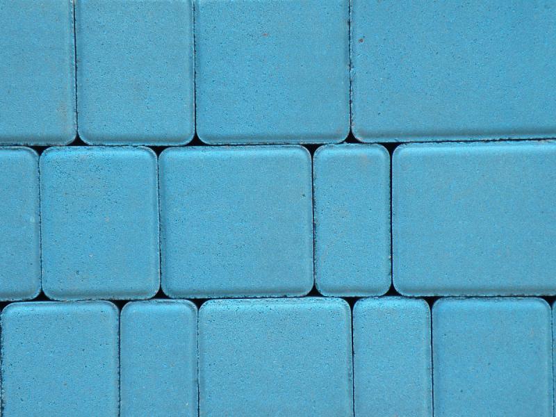 тротуарная плитка панели одесса Старый город, 40 мм, синяя
