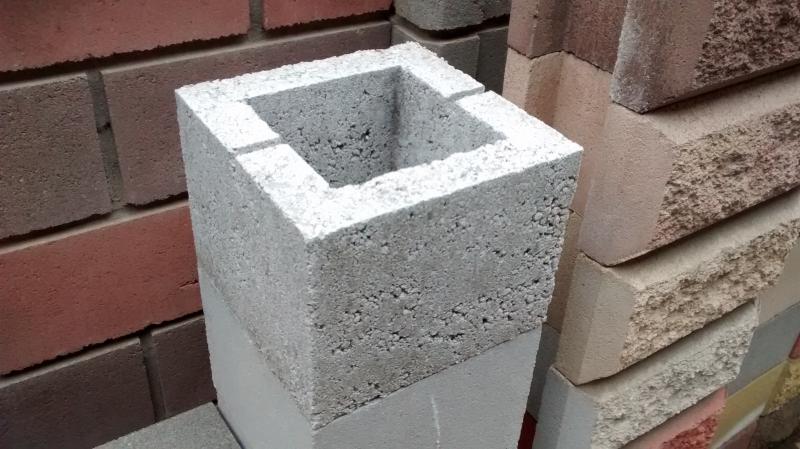 Камень стеновой шлакоблоки одесса Камень под вентиляционный канал, керамзито-бетонный.